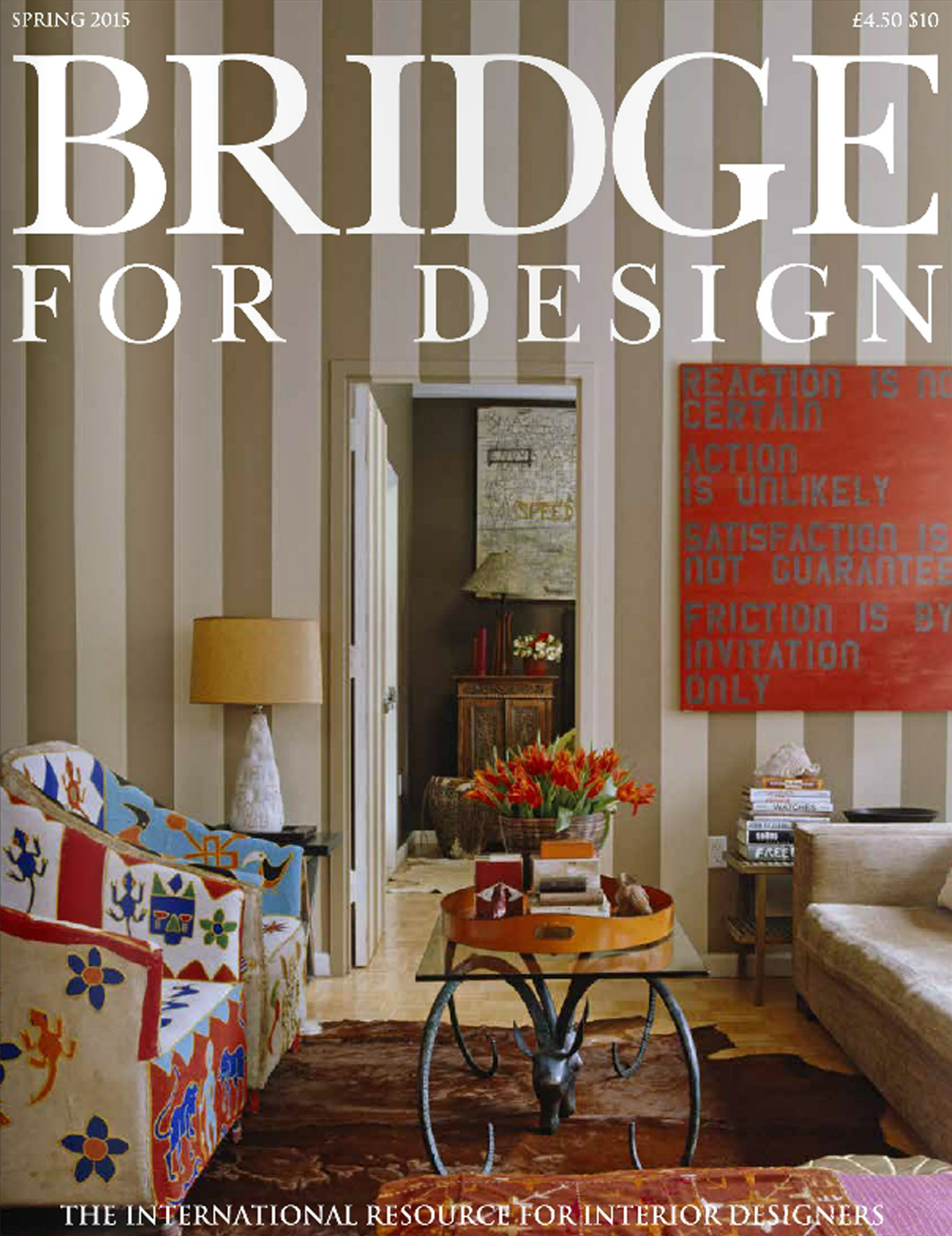 Bridge for design magazine Kingham bespoke kitchen design feature Spring 2015
