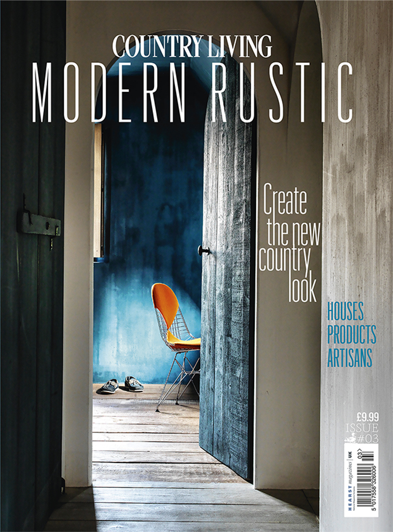 Country Living Modern Rustic magazine Kingham bespoke kitchen design feature April 2023