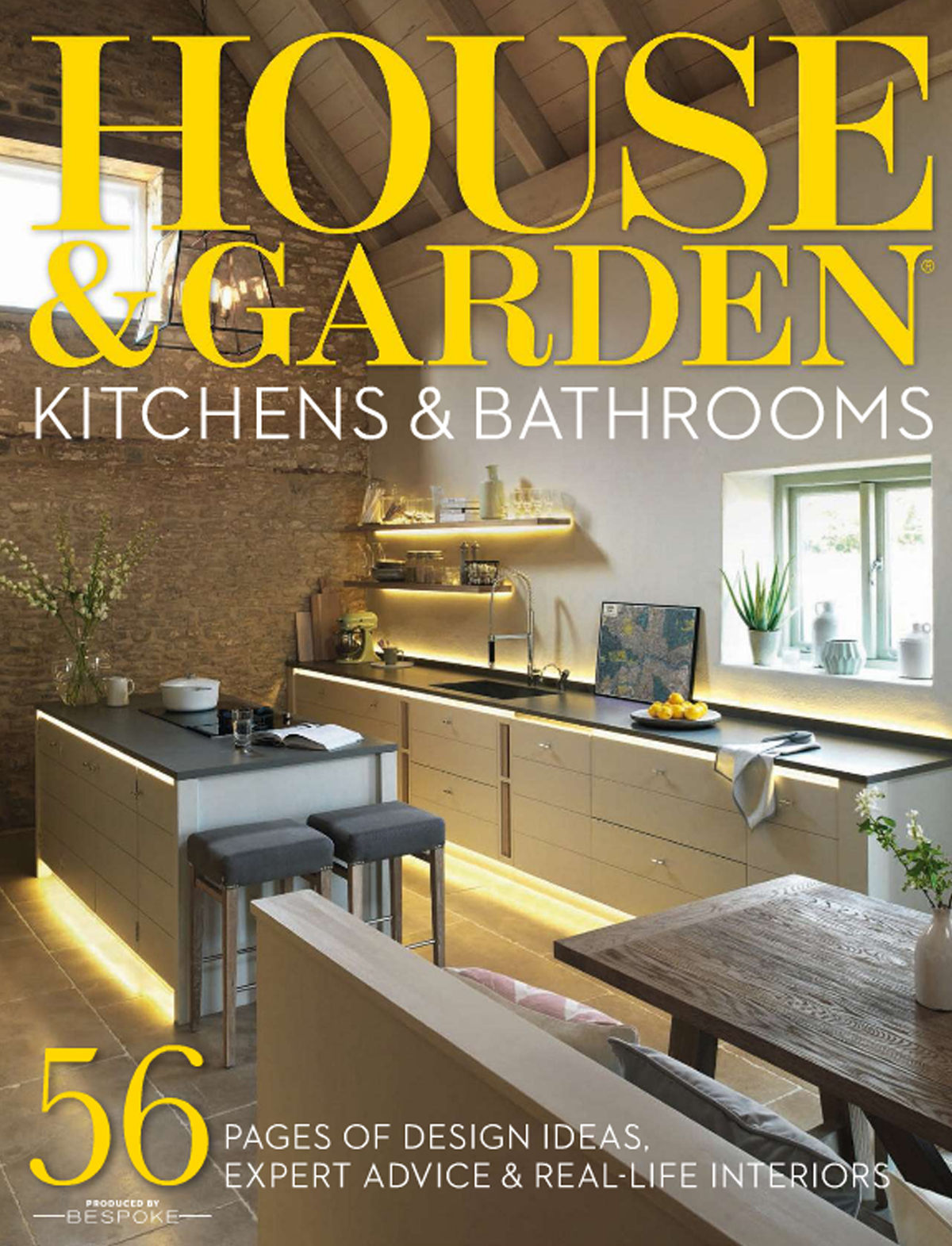 House and garden magazine Kingham bespoke kitchen design feature July 2015