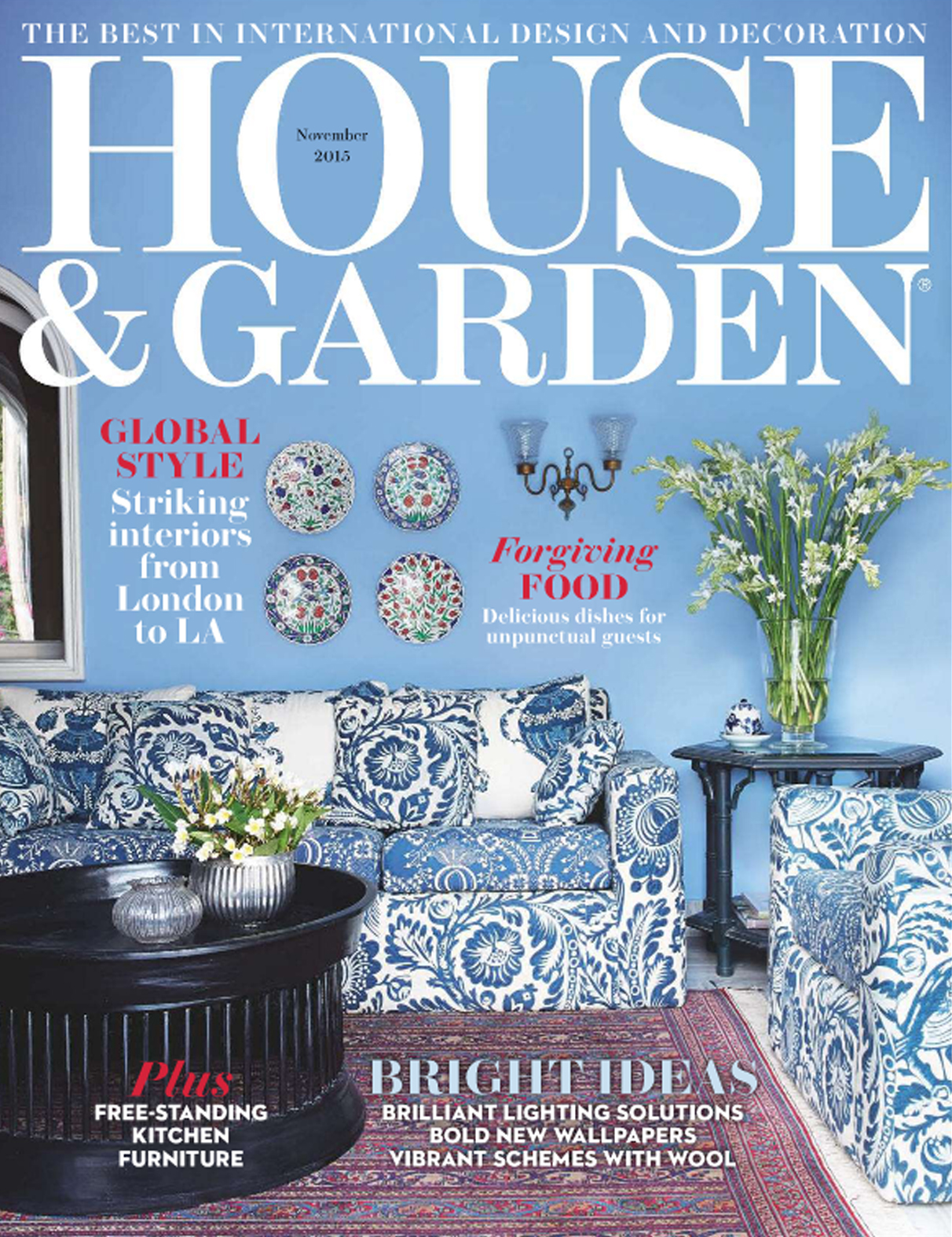 House and garden magazine Kingham bespoke kitchen design feature November 2015