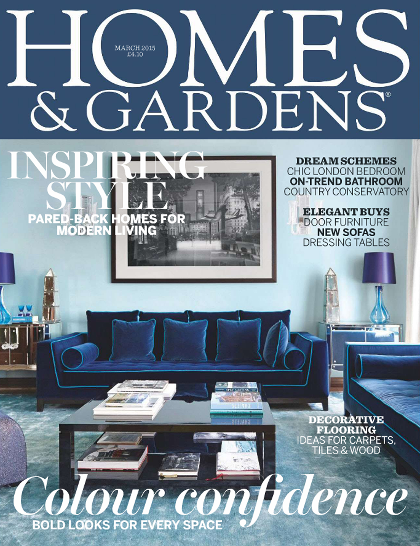 Homes and Gardens magazine Kingham bespoke kitchen design feature March 2015