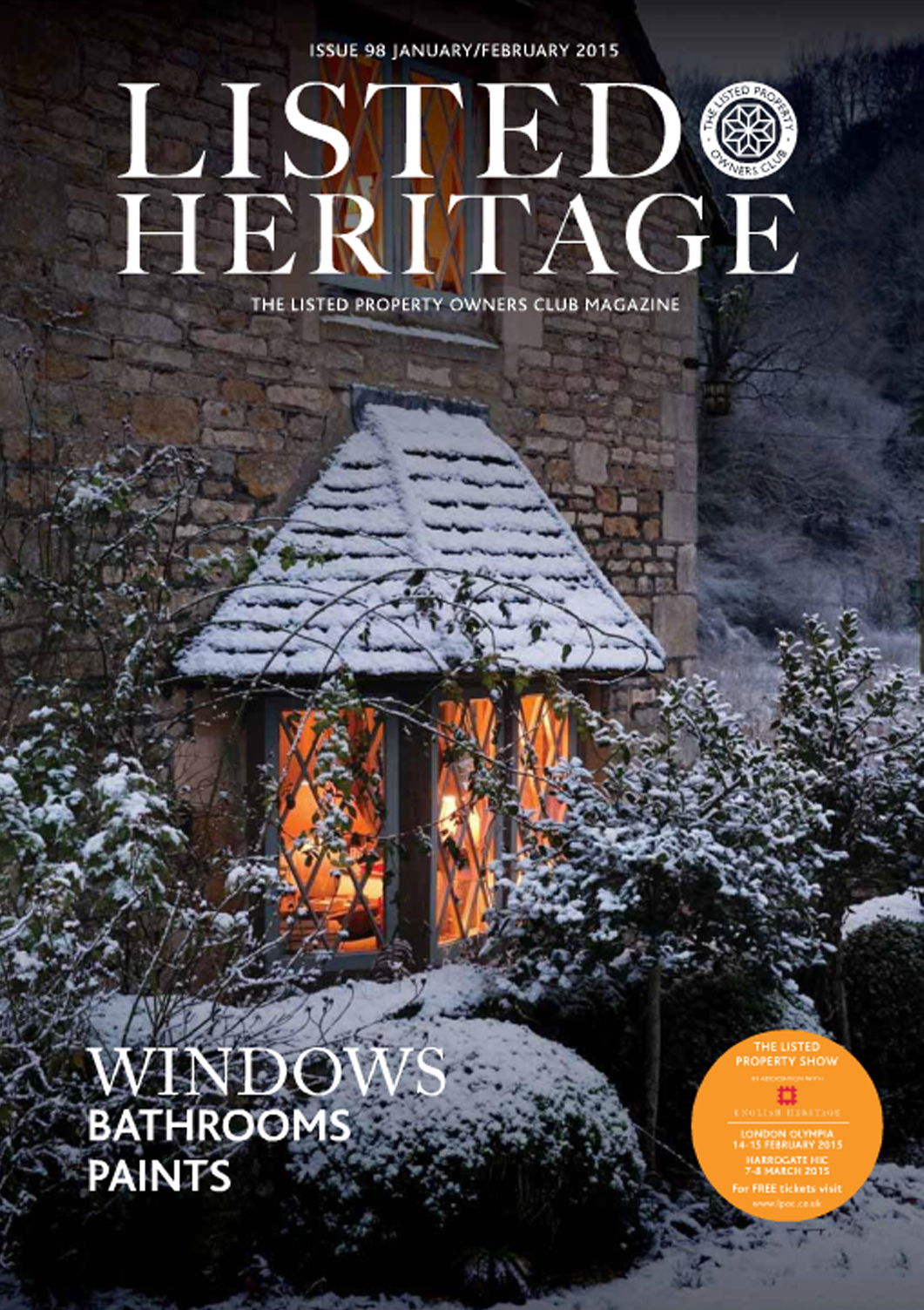 Listed Heritage magazine Kingham bespoke kitchen design feature Jan 2015