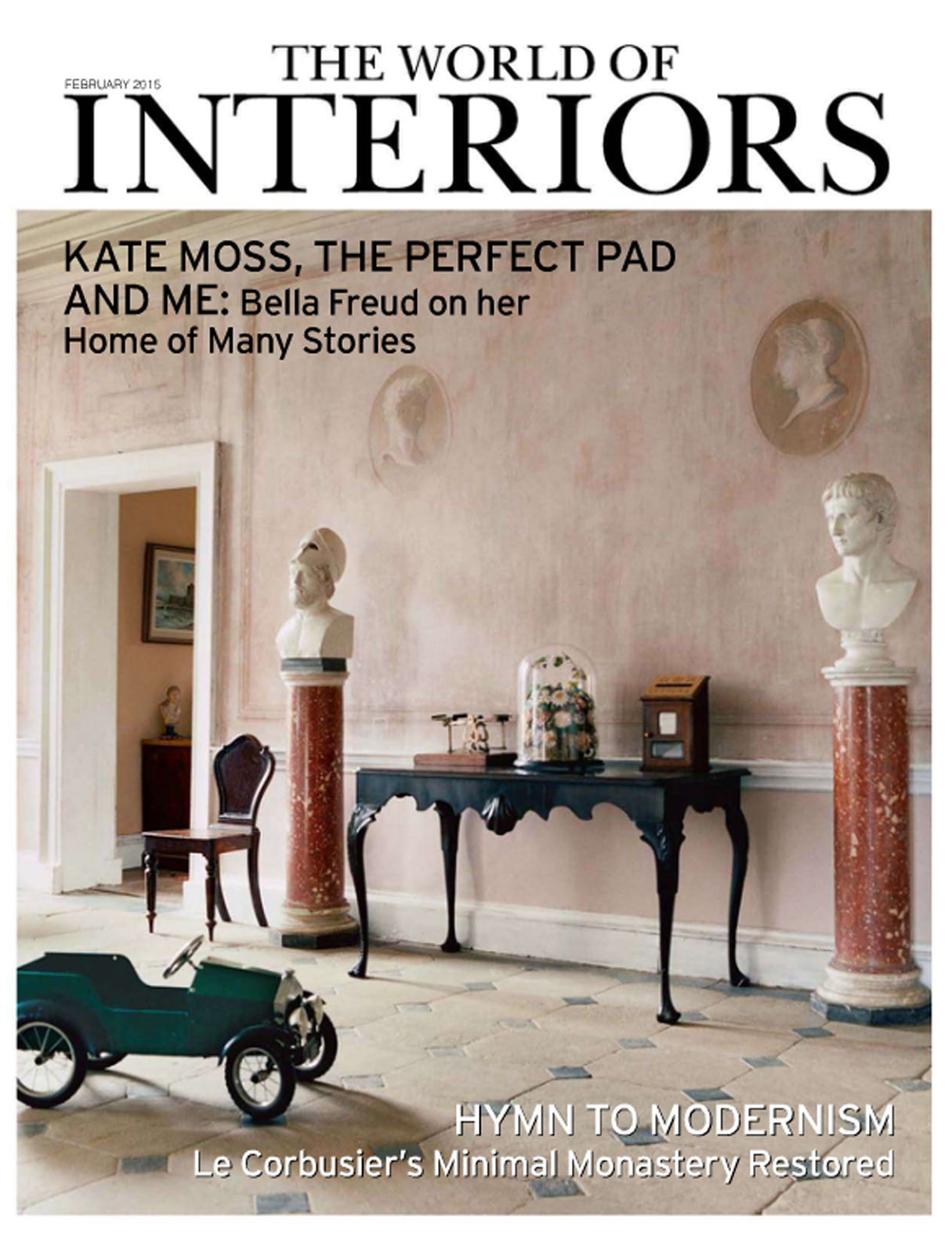 World of interiors magazine Kingham bespoke kitchen design feature February 2015