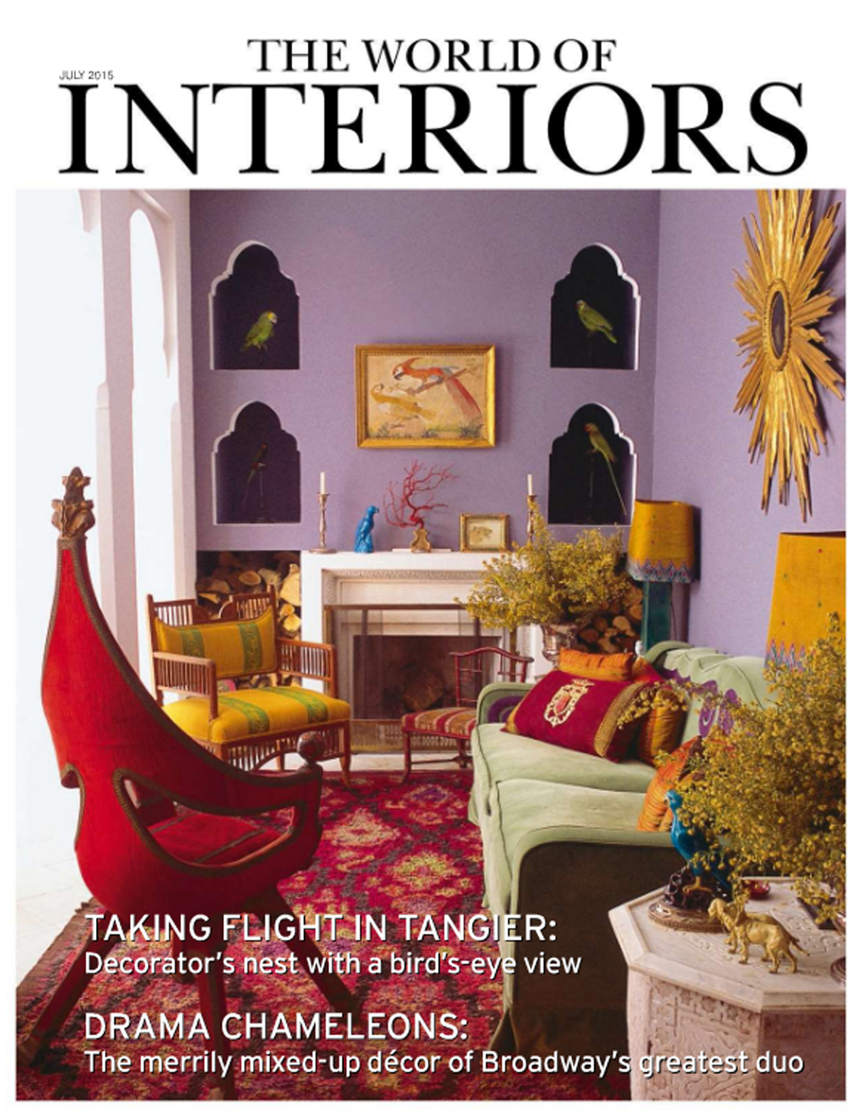 World of interiors magazine Kingham bespoke kitchen design feature July 2015
