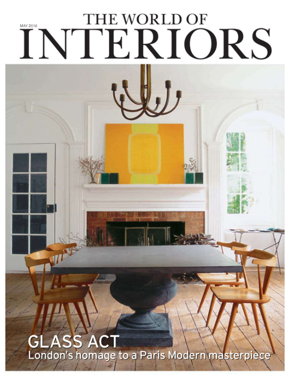 World of interiors magazine Kingham bespoke kitchen design feature May 2016